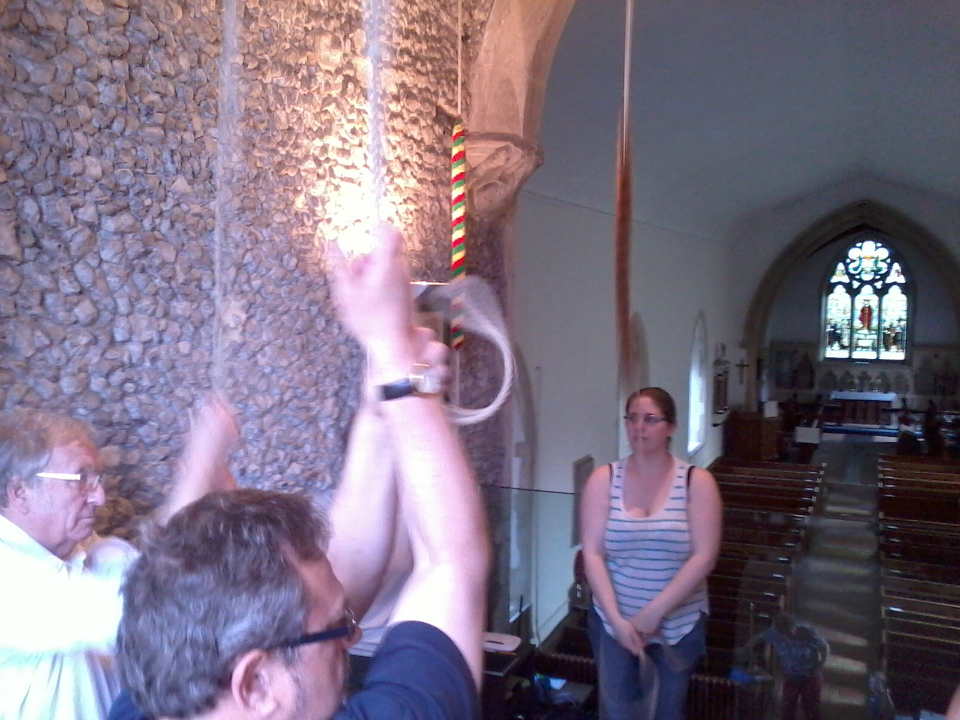 Ringing at Campsea Ashe for the South-East Practice.