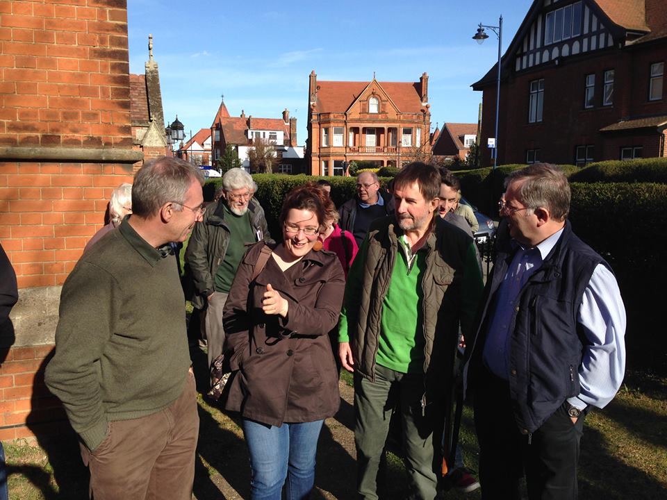 Gathering for the Guild photo at the AGM at Felixstowe