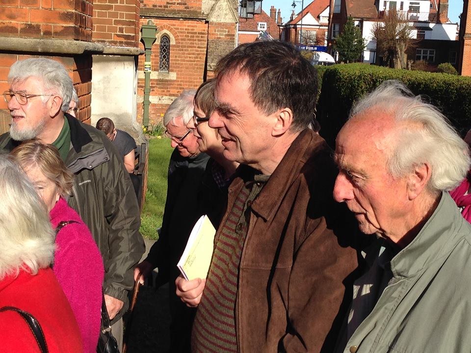 Gathering for the Guild photo at the AGM at Felixstowe.