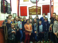 Young Ringers at Grundisburgh for the Young Ringers event. Young Ringers at Grundisburgh for the Young Ringers event.