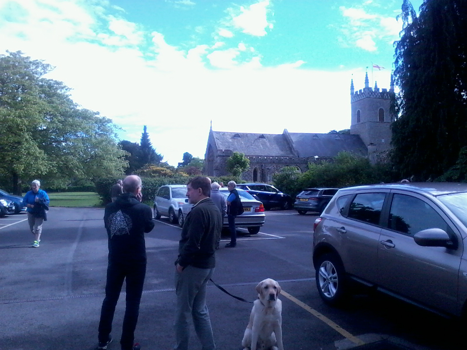 Listening to the ringing for The Rose Trophy at Horringer.