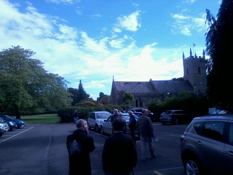 Listening to the ringing for The Rose Trophy at Horringer.