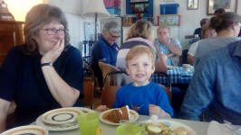 Lunch in Earl Stonham Church Hall.