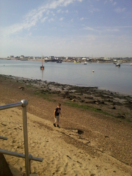 Mason at Bawdsey, overlooking Felixstowe Ferry.