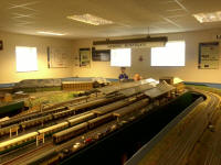 Mason enjoying the set-up at the Gainsborough Model Railway Society open day. Mason enjoying the set-up at the Gainsborough Model Railway Society open day.