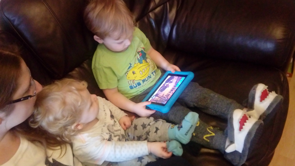 New Year's Day morning in the Melton Munnings household.