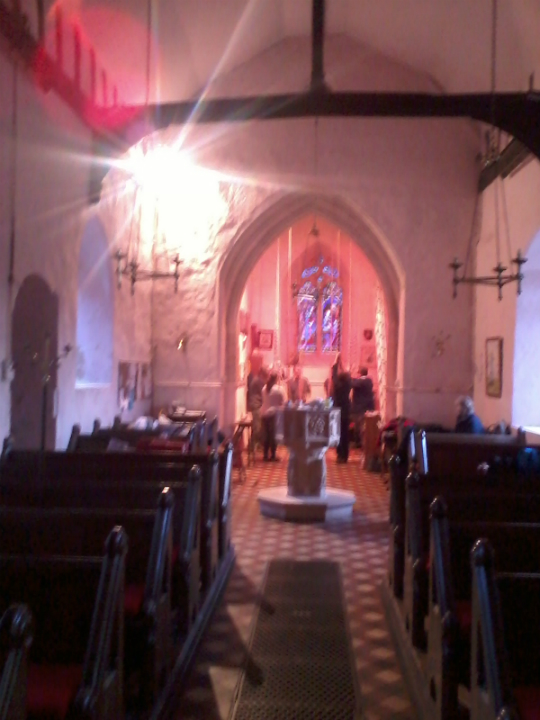 Ringing at Offton on their practice night.