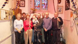 The band that rang in the quarter-peal at Offton.