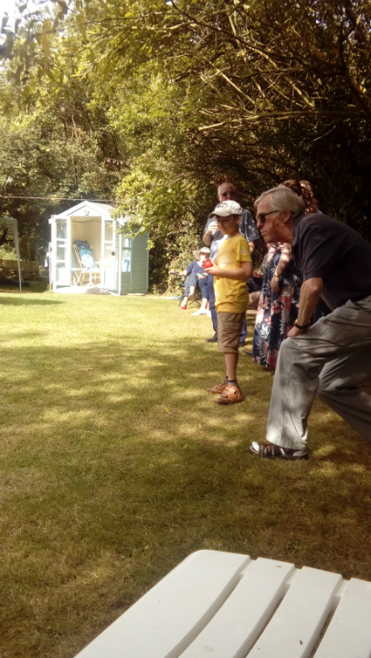 Bowls action at Offton BBQ.
