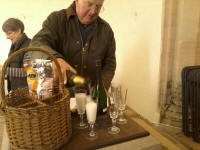The champagne and nibbles that greeted us after this morning's peal at Pettistree! The champagne and nibbles that greeted us after this morning's peal at Pettistree!