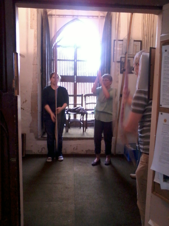 Ringing at Pettistree for the Heritage Open Day.