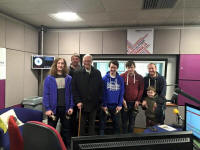 Us at Radio Suffolk. Us at Radio Suffolk.