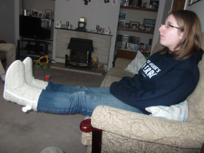 Ruthie's New Slippers.