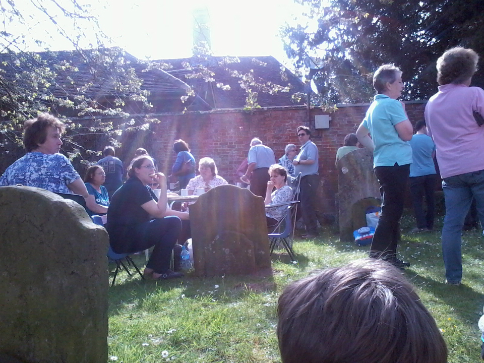Al fresco tea.