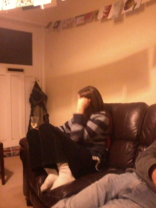 Susanne being less keen to be pictured...