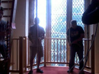 Ringing at Swaffham Bulbeck on Rambling Ringers Tour.