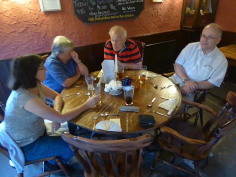In The Old Mill House in Saxtead for the South-East District QP Evening Meal.
