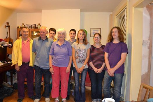 Band that rang in the 300th peal on the bells at The Wolery.
