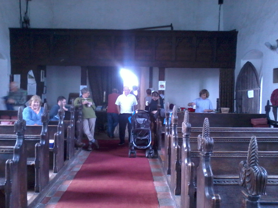 Ringing at Wickham Skeith on the Guild Social.