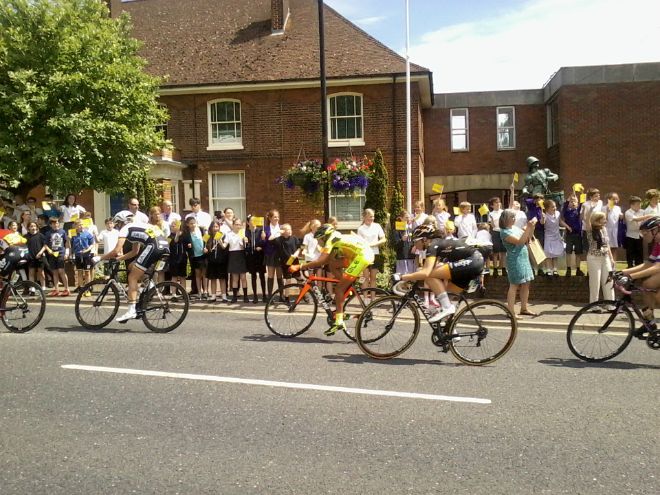  ...and passing us.