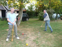 Click for a bigger picture. Croquet at High Hill House