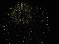Fireworks on the River Deben.