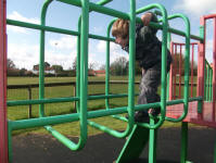 Mason at Grundisburgh Park.
