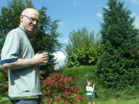 Best Man & Page Boy relaxing.