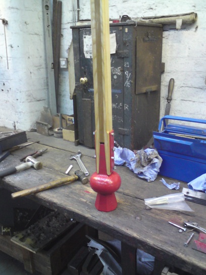 St Mary-le-Tower, Ipswich. Wooden Clapper