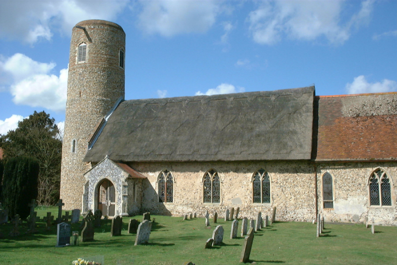Photo of Most Holy Trinity church, Barsham