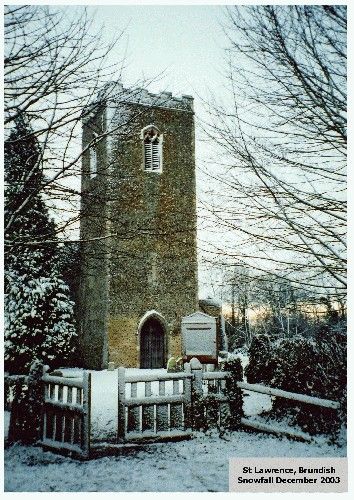 Photo of St Lawrence church, Brundish